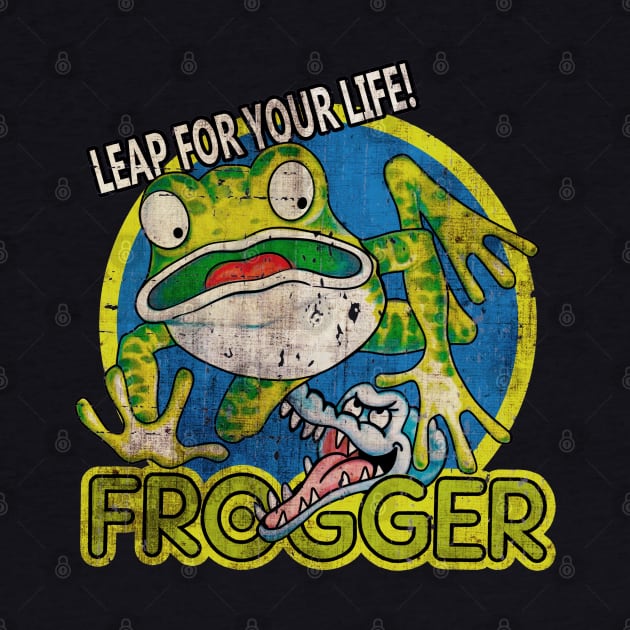 Frogger Leap For Your Life // 1980s Arcade by Kiranamaraya